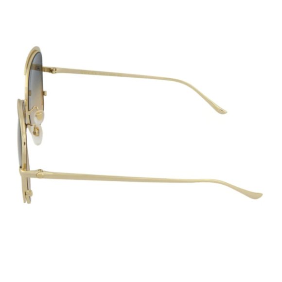 Gucci Round Metal 58mm Sunglasses - Picture 3 of 3